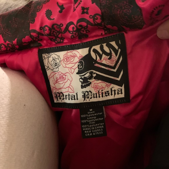 Metal Mulisha fur hoodie jacket black - Picture 6 of 13